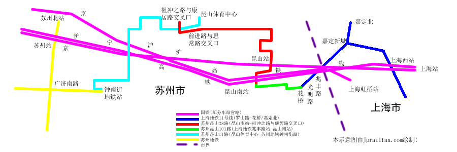 滬蘇公交系統圖
